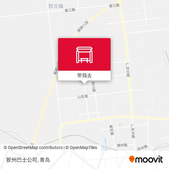胶州巴士公司地图