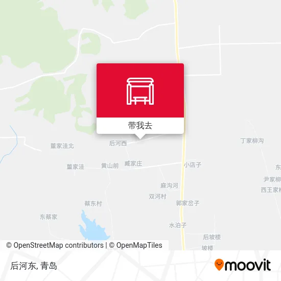 后河东地图
