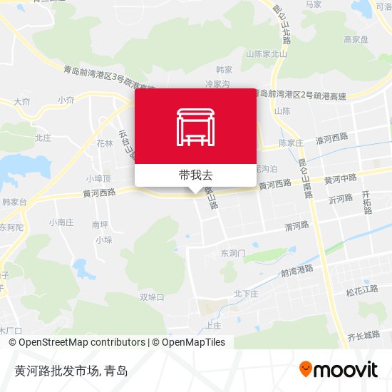 黄河路批发市场地图