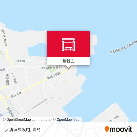大唐黄岛发电地图