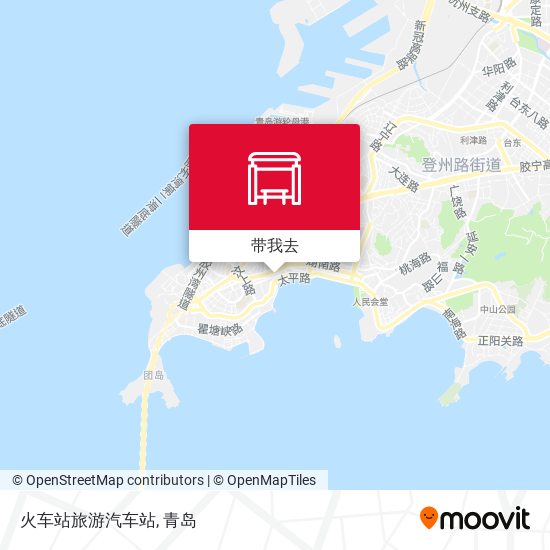 火车站旅游汽车站地图