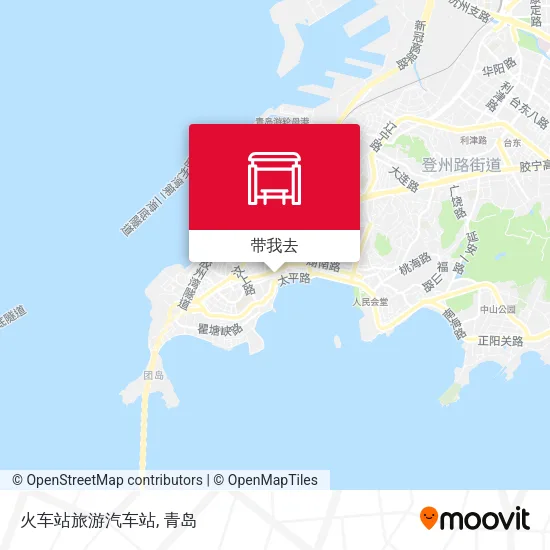 火车站旅游汽车站地图