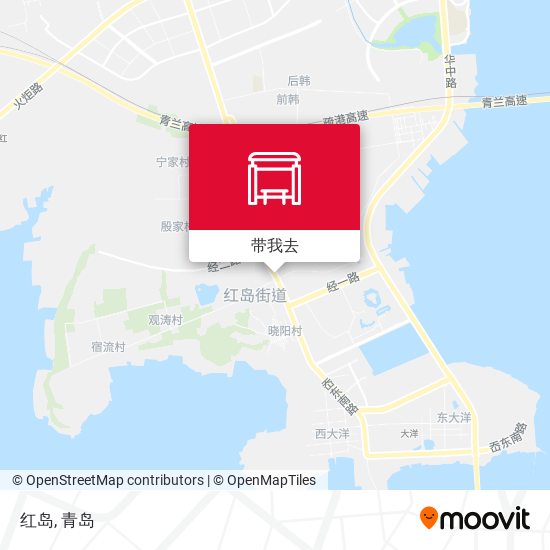 红岛地图