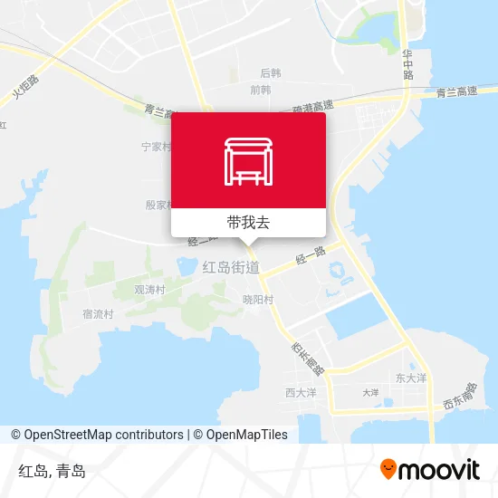 红岛地图