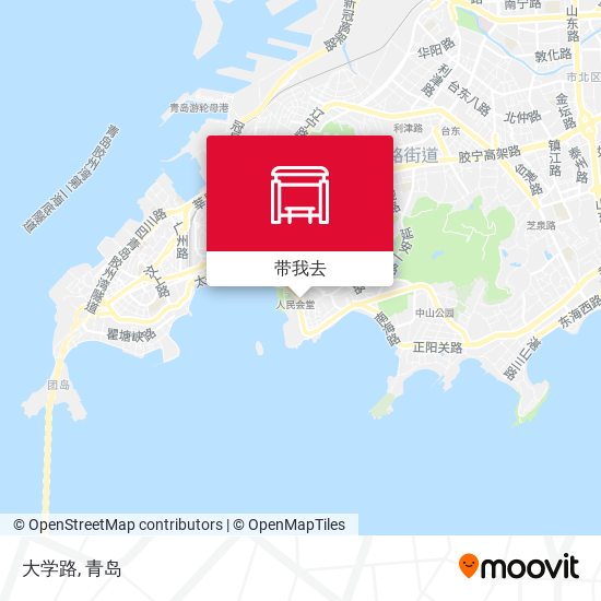 大学路地图