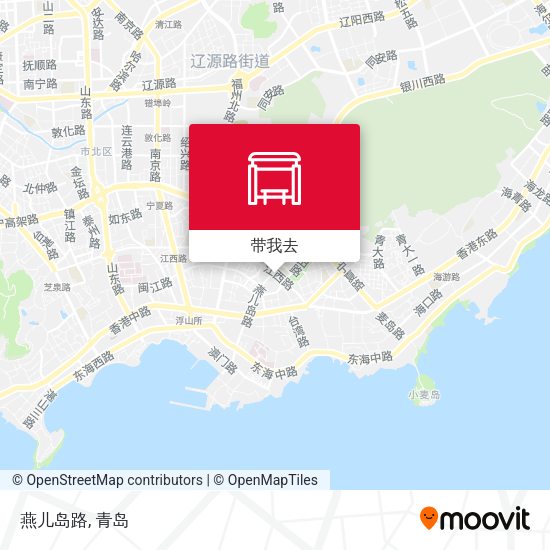 燕儿岛路地图