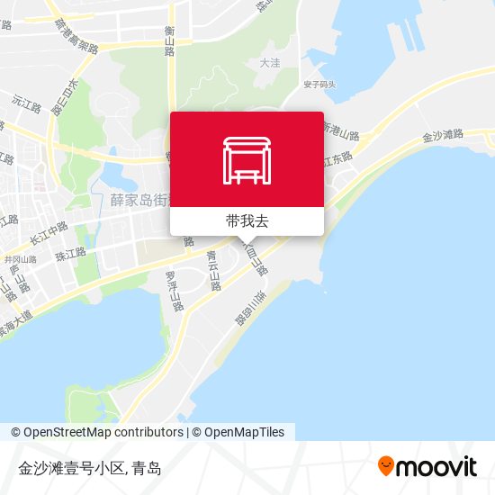 金沙滩壹号小区地图