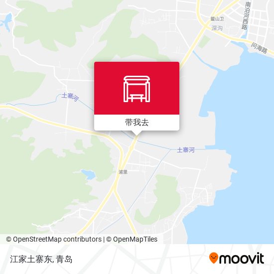 江家土寨东地图