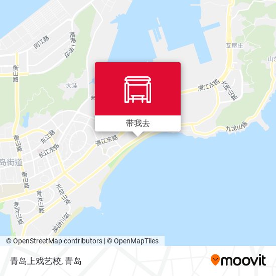 青岛上戏艺校地图
