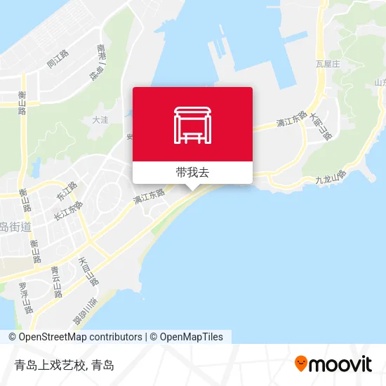 青岛上戏艺校地图