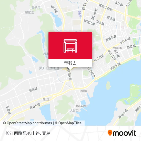 长江西路昆仑山路地图