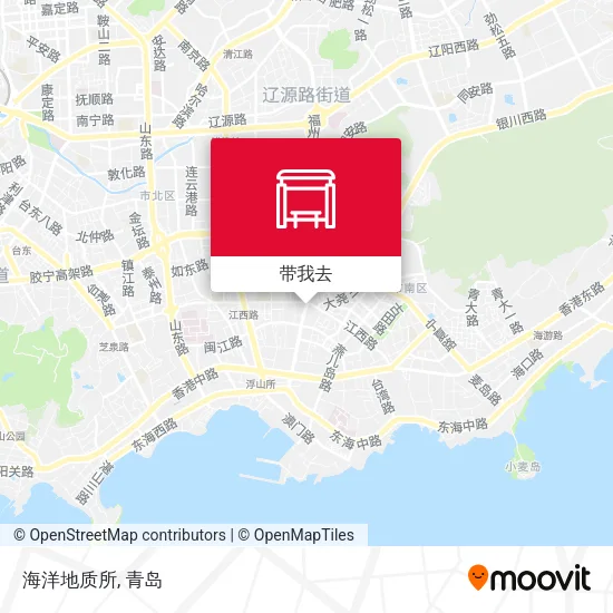 海洋地质所地图
