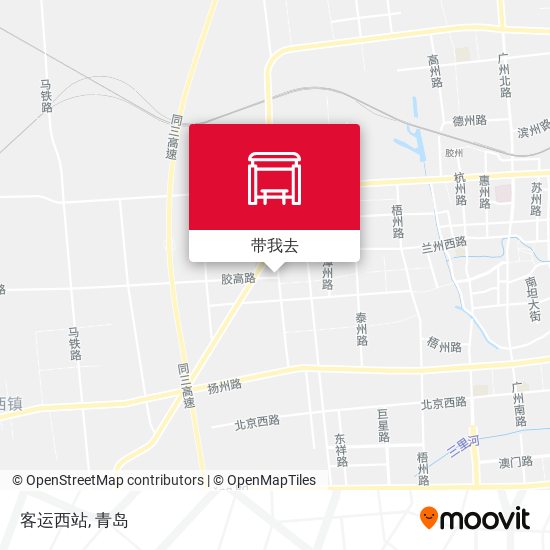 客运西站地图