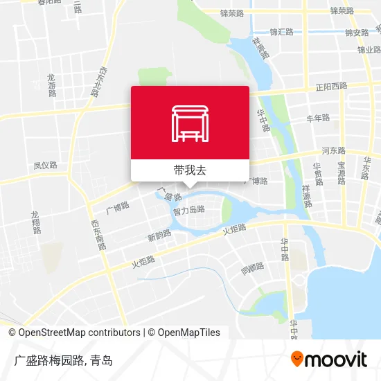 广盛路梅园路地图