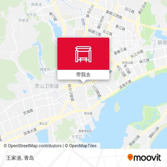 王家港地图