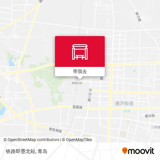 铁路即墨北站地图