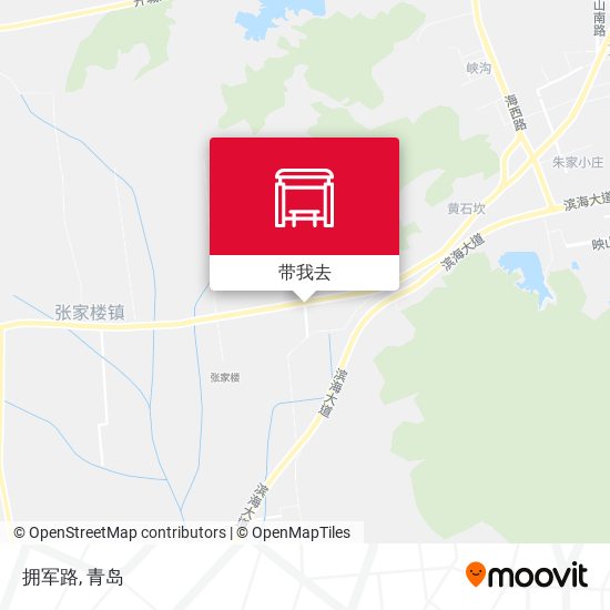 拥军路地图