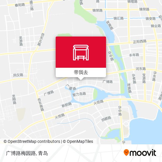 广博路梅园路地图