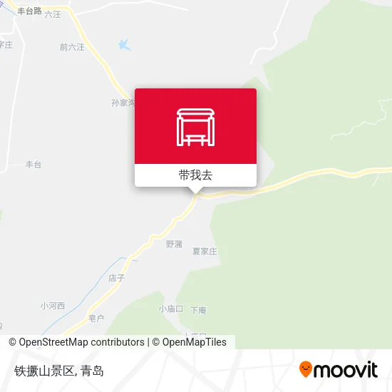 铁撅山景区地图