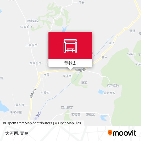 大河西地图