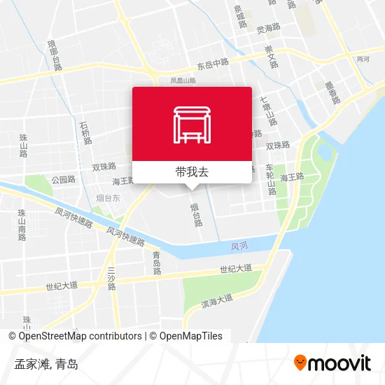 孟家滩地图