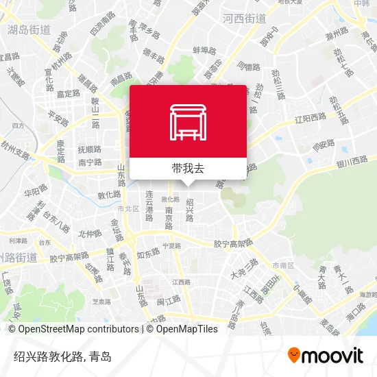 绍兴路敦化路地图