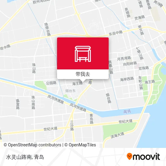 水灵山路南地图
