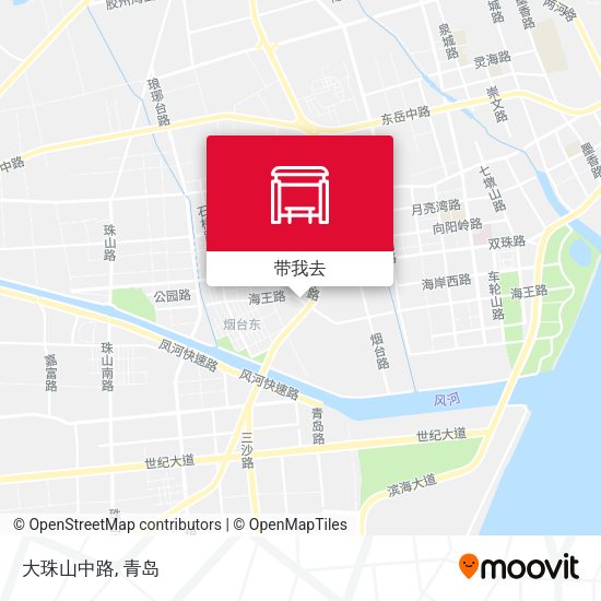 大珠山中路地图