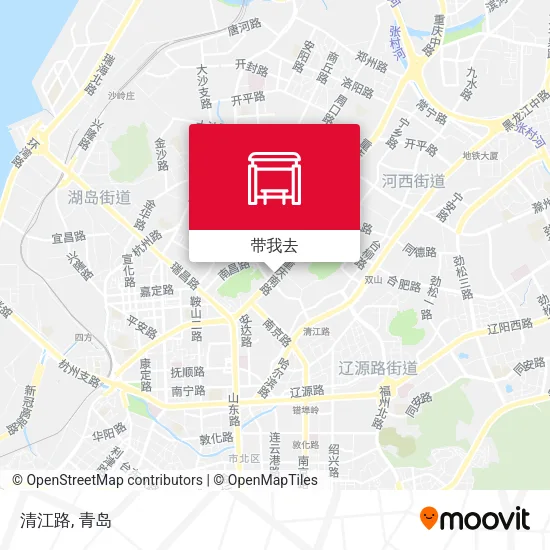 清江路地图