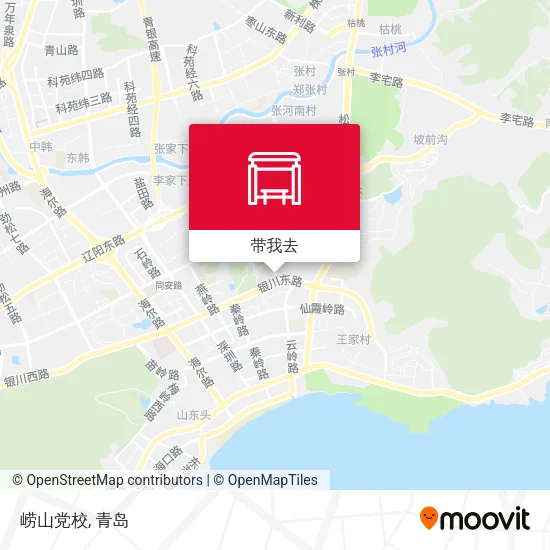 崂山党校地图