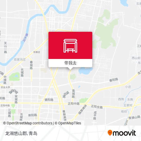 龙湖悠山郡地图