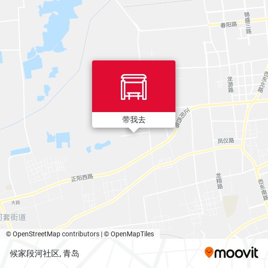 候家段河社区地图