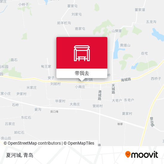 夏河城地图