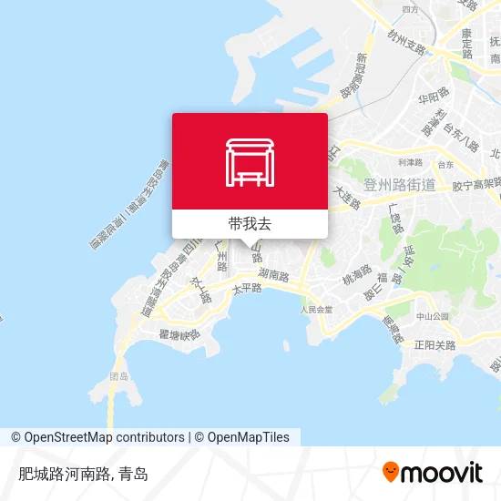 肥城路河南路地图