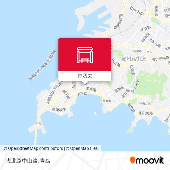 湖北路中山路地图