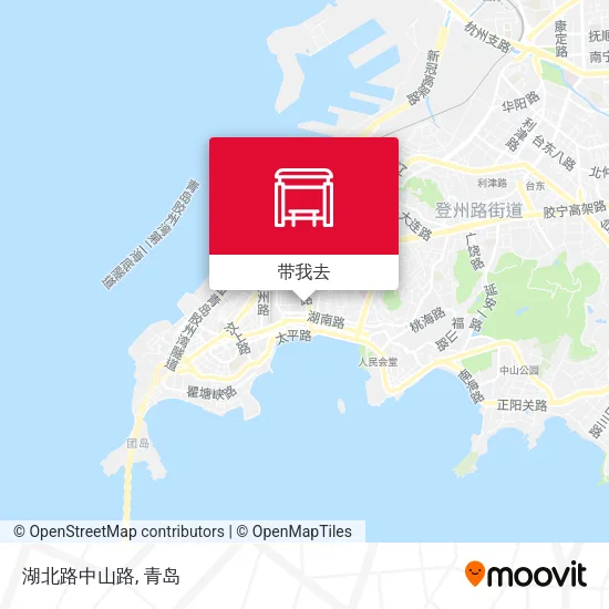 湖北路中山路地图