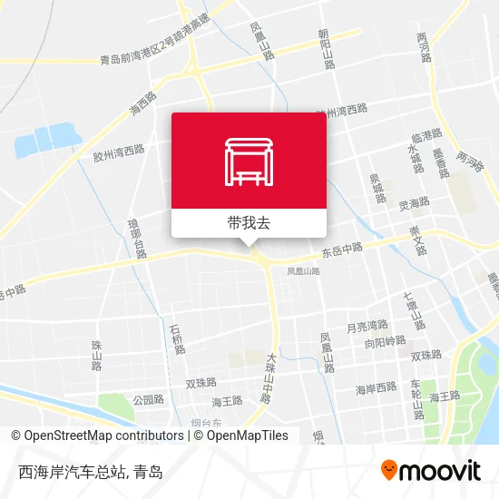 西海岸汽车总站地图
