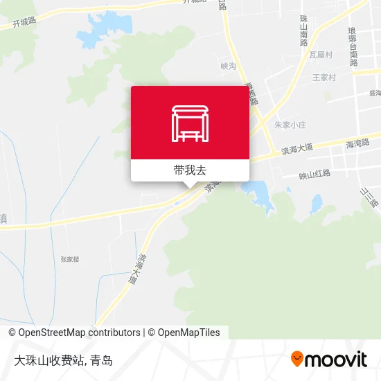 大珠山收费站地图