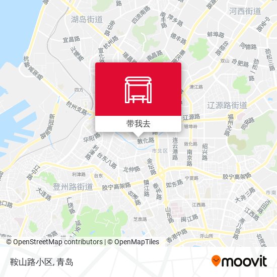 鞍山路小区地图