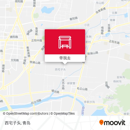 西宅子头地图