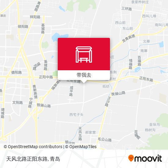 天风北路正阳东路地图