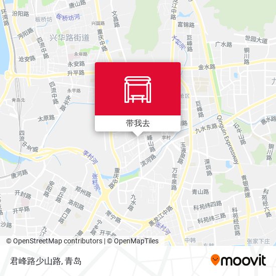 君峰路少山路地图