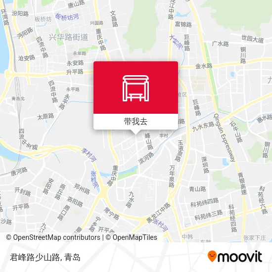 君峰路少山路地图