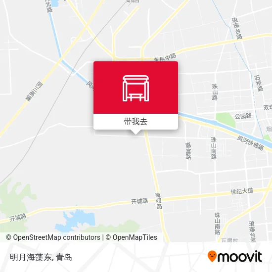 明月海藻东地图