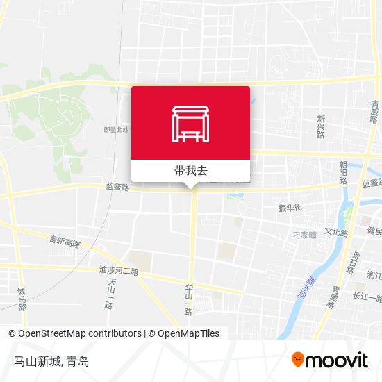 马山新城地图