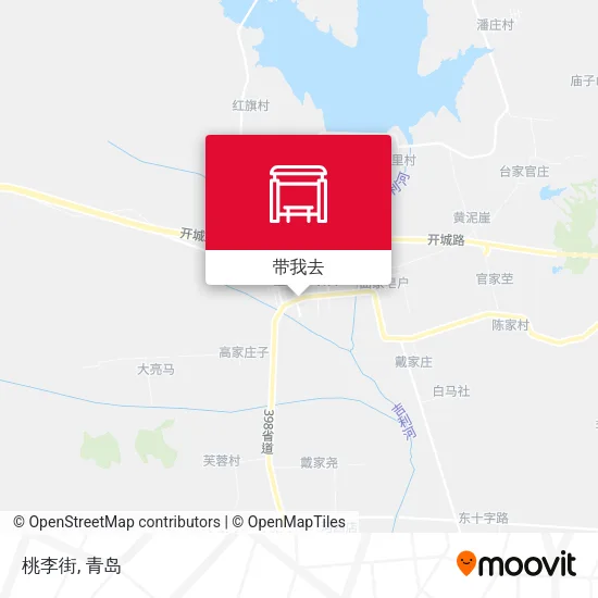 桃李街地图