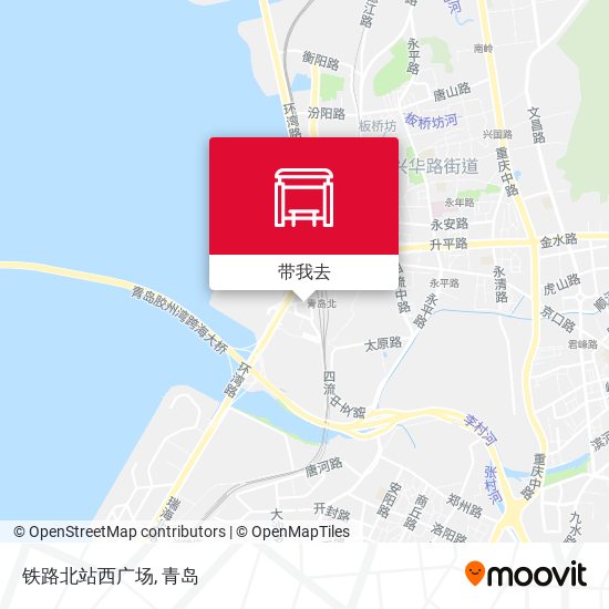 铁路北站西广场地图