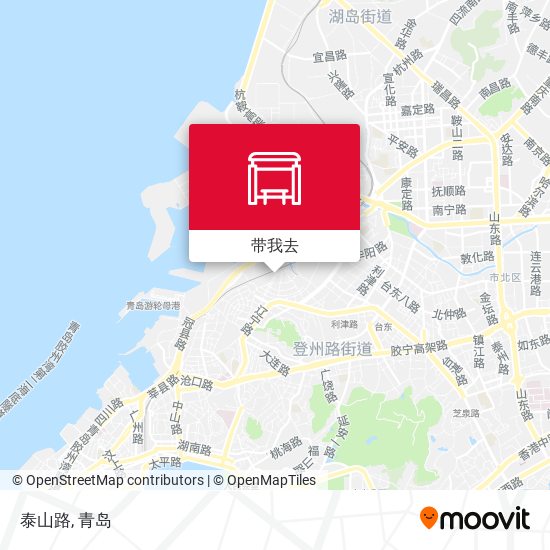 泰山路地图
