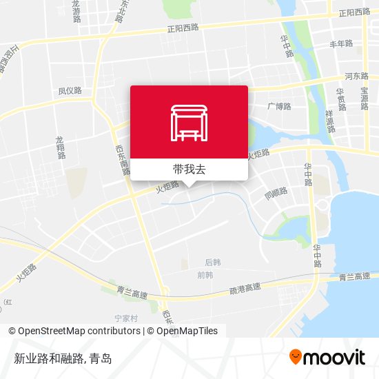 新业路和融路地图