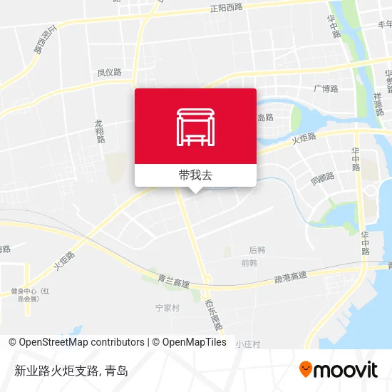 新业路火炬支路地图